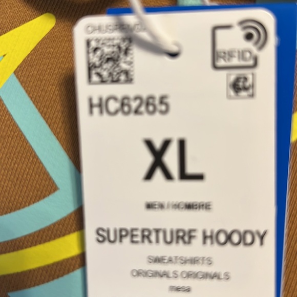 Adidas Mens XL Hoodie Sweatshirt NWT - Picture 4 of 5